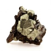 Siderite, Pyrite, Quartz.