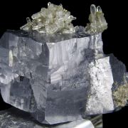 Galena, calcite