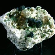 Hematite Iron Rose with Quartz, Adularia and Chlorite