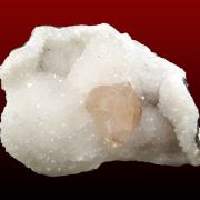 Calcite on quartz
