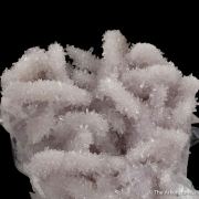 Calcite on Quartz var. Amethyst ps. Calcite