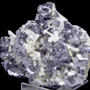 Galena - spinel law twin, quartz