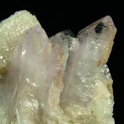 Quartz var. Amethyst, Calcite, Apophyllite