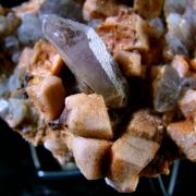 Amethystine Quartz on Orthoclase