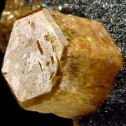 Apatite, hematite, quartz and actinolite pseudo. after pyroxene