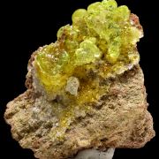 Opal var. hyalite CRAZY FLUORESCENCE