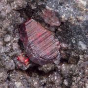 Cinnabar with Calcite and Quartz