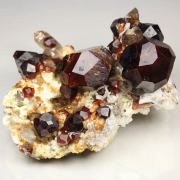 gemmy GARNET var. SPESSARTINE, QUARTZ var. SMOKY