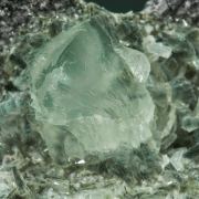 Prehnite with Epidote and Actinolite (variety byssolite)