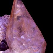 Calcite, baryte, sphalerite