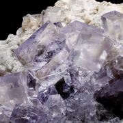 Fluorite with Calcite