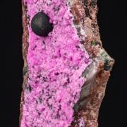 Kolwezite on Cobaltian Calcite