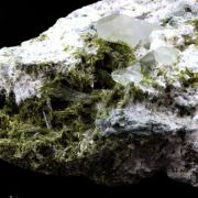 Quartz with Byssolite inclusions + Epidote