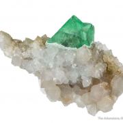 Fluorite on Quartz