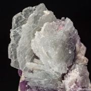 Lepidolite, Albite on Orthoclase