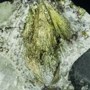 Millerite with Calcite and Pyrite