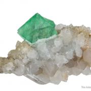 Fluorite on Quartz