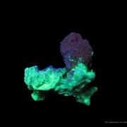 Bixbyite and Hyalite Opal (Fluorescent)