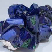 Azurite with Malachite