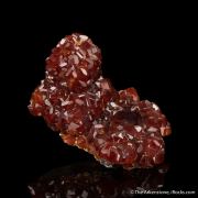 Spessartine on Smoky Quartz