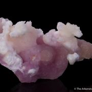 Aragonite on Aragonite var. Cobaltoan