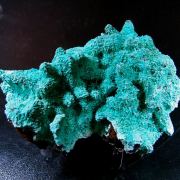 Chrysocolla ps on Azurite ps on Malachite