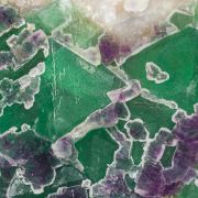 Fluorite (octahedral) with Quartz