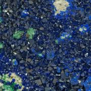 Azurite with Malachite