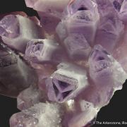 Quartz var. Amethyst with phantoms