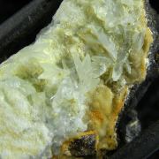 Phosphophyllite / (classic textbook twins) / with Siderite & Sphalerite