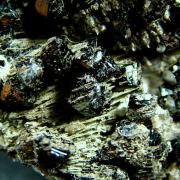 Ilvaite with Calcite and Quartz