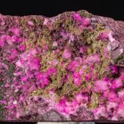 Kolwezite on Cobaltian Calcite