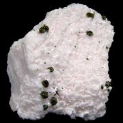 Sphalerite var. cleiophane, Mn-calcite