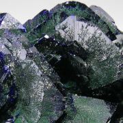 Azurite with Malachite