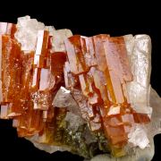 Vanadinite, calcite MEXICO