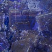 Fluorite with Calcite