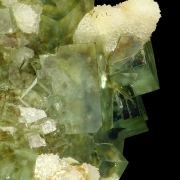 Fluorite, quartz MONGOLIA