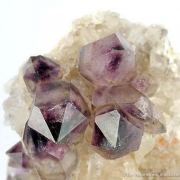 Amethyst on Quartz