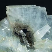 Baryte with Pyrite and Quartz