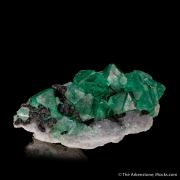 Fluorite with Sphalerite on matrix