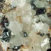 Hematite, Calcite, Andradite Garnet