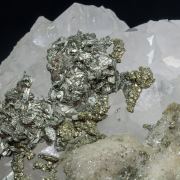 Baryte with Quartz, Pyrite and Marcasite