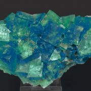 Fluorite with limonite