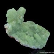 Cuprian Smithsonite, pseudo. after Cerussite