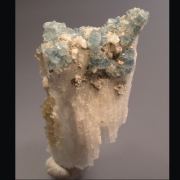 Fluorapatite & Muscovite on Albite