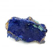 Azurite with Malachite