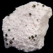 Sphalerite var. cleiophane, Mn-calcite