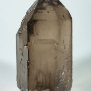 Quartz (doubly terminated variety smoky quartz) with Quartz