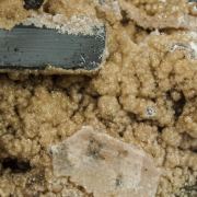 Zanazziite with Elbaite and Microcline