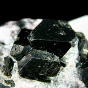 Alabandite on Rhodochrosite